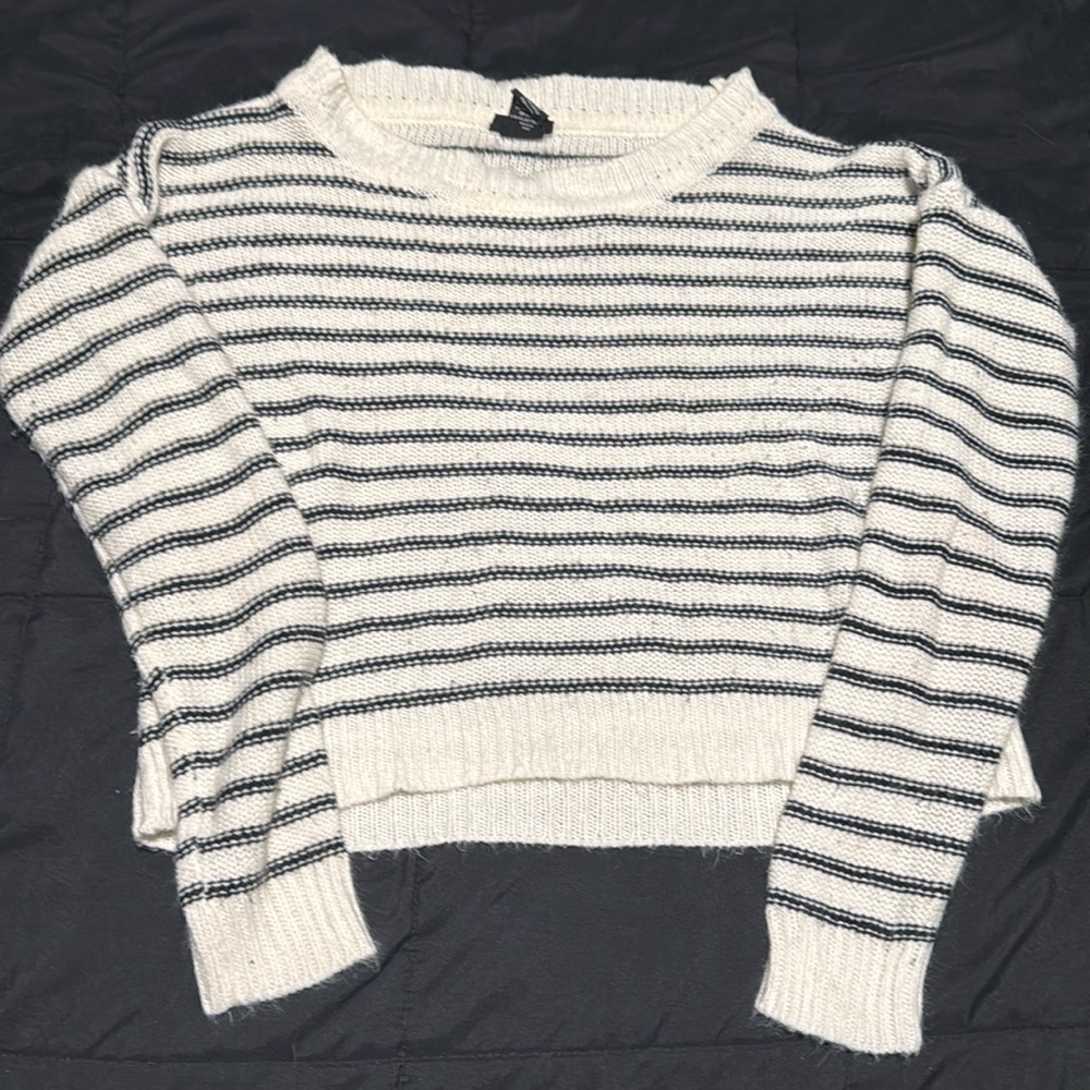 Black and White Stripped Sweater
